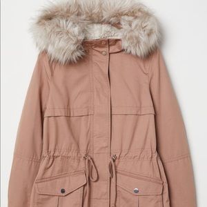 H&M Pile Lined Parka